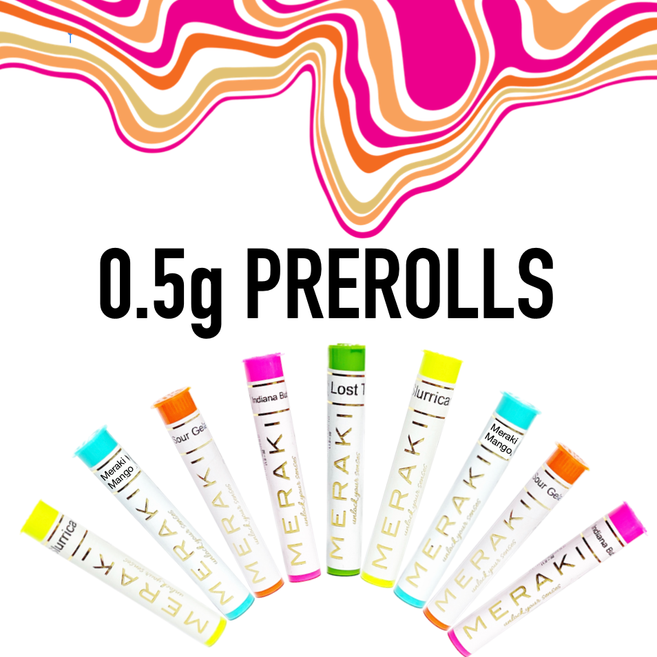 Photograph of product: Meraki > Pre Roll 0.50g > Oui'd > Blueberry Headband