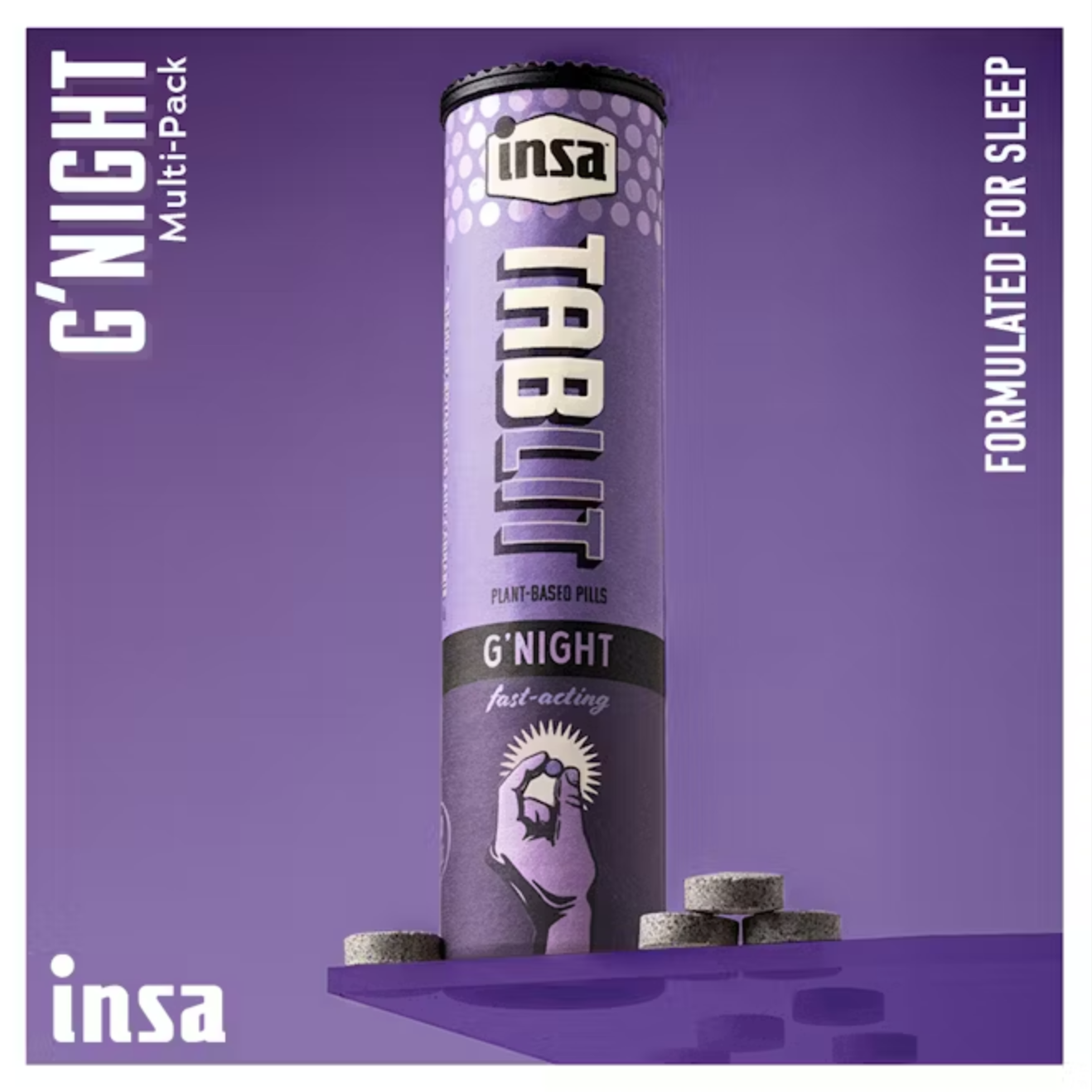 Photograph of product: INSA | G'Night Tablits [100mg]