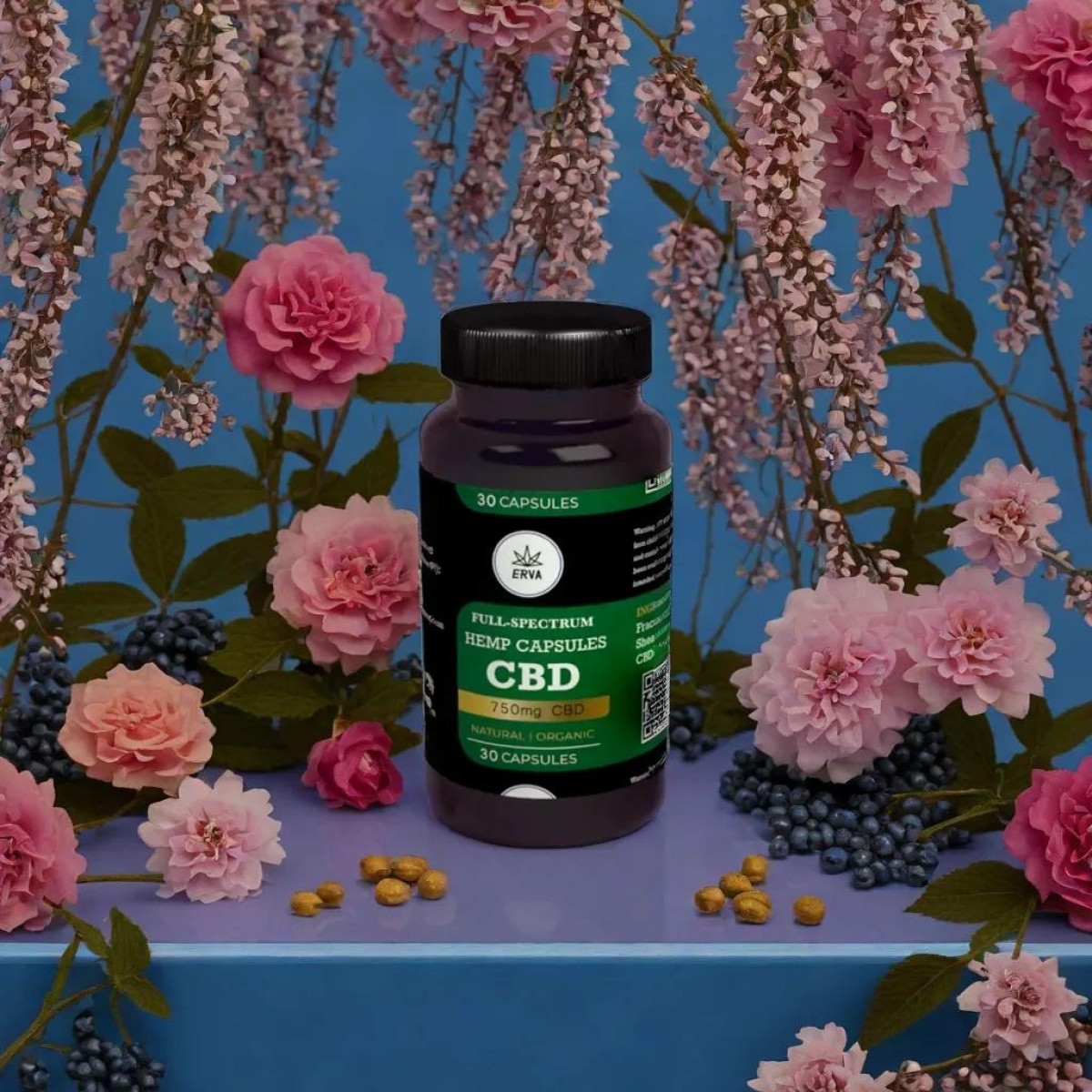 Photograph of product: CBD Capsules 750mg 30pk