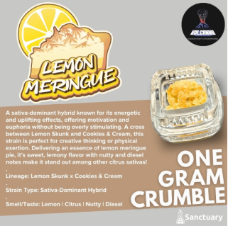 Photograph of product: Lemon Meringue Crumble (1g)