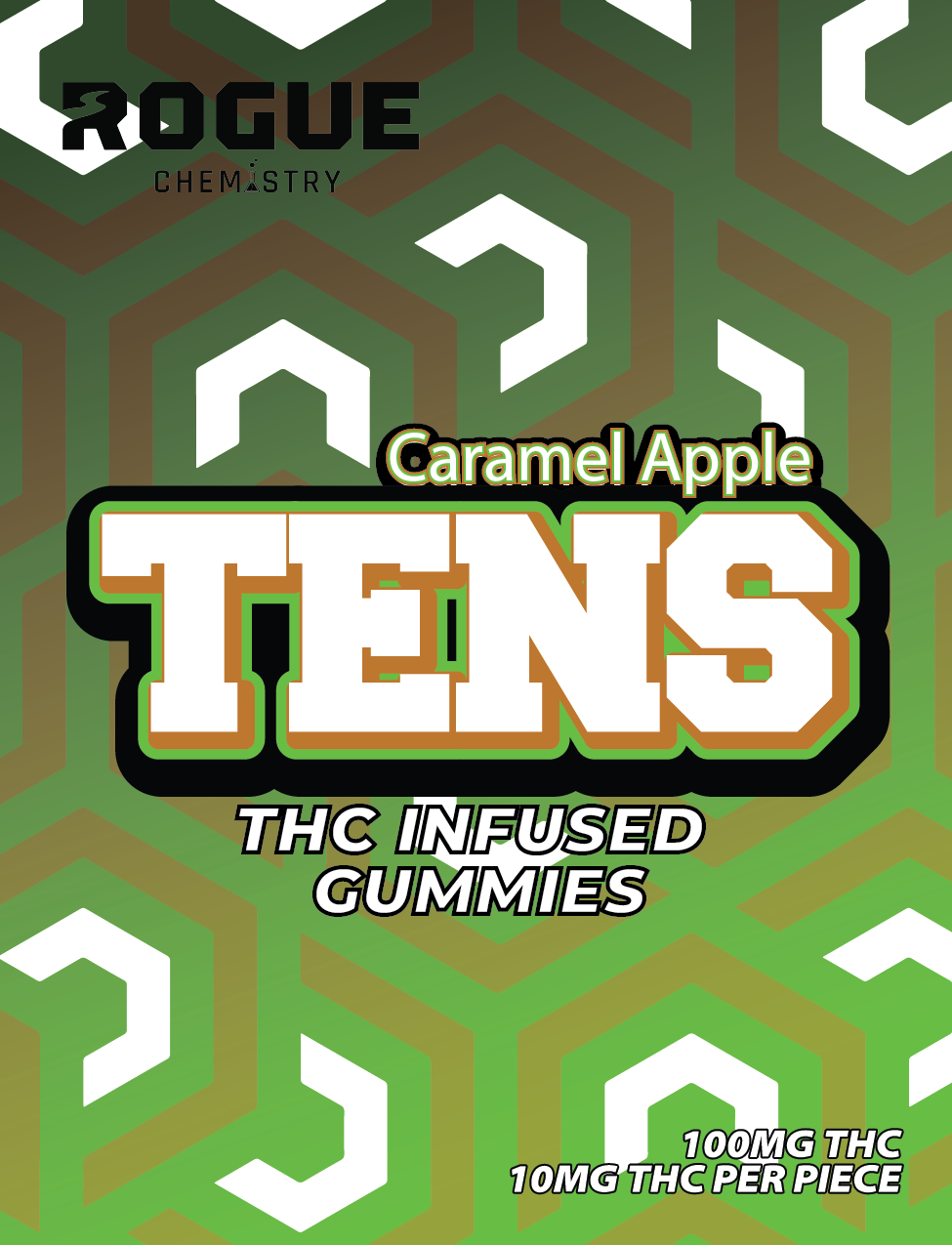 Photograph of product: Caramel Apple TENS (10x10mg)