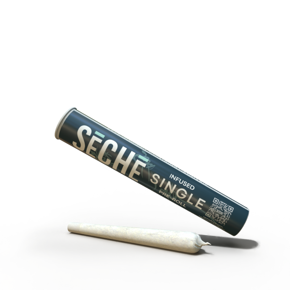 Photograph of product: SeCHe Grape Glue (H) Infused Pre-Roll 1g