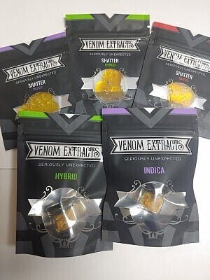 Photograph of product: GRAPE INFERNO 1G CRUMBLE
