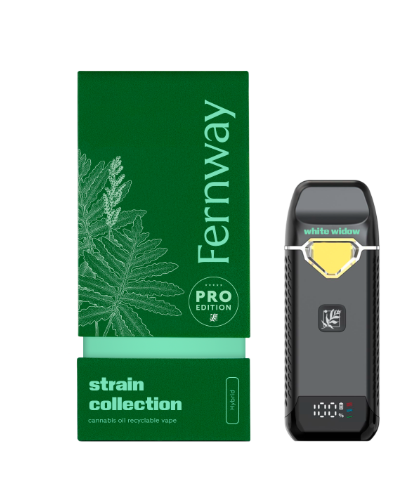 Photograph of product: Disposable Pen | Fernway [All in One Traveler Pro] White Widow
