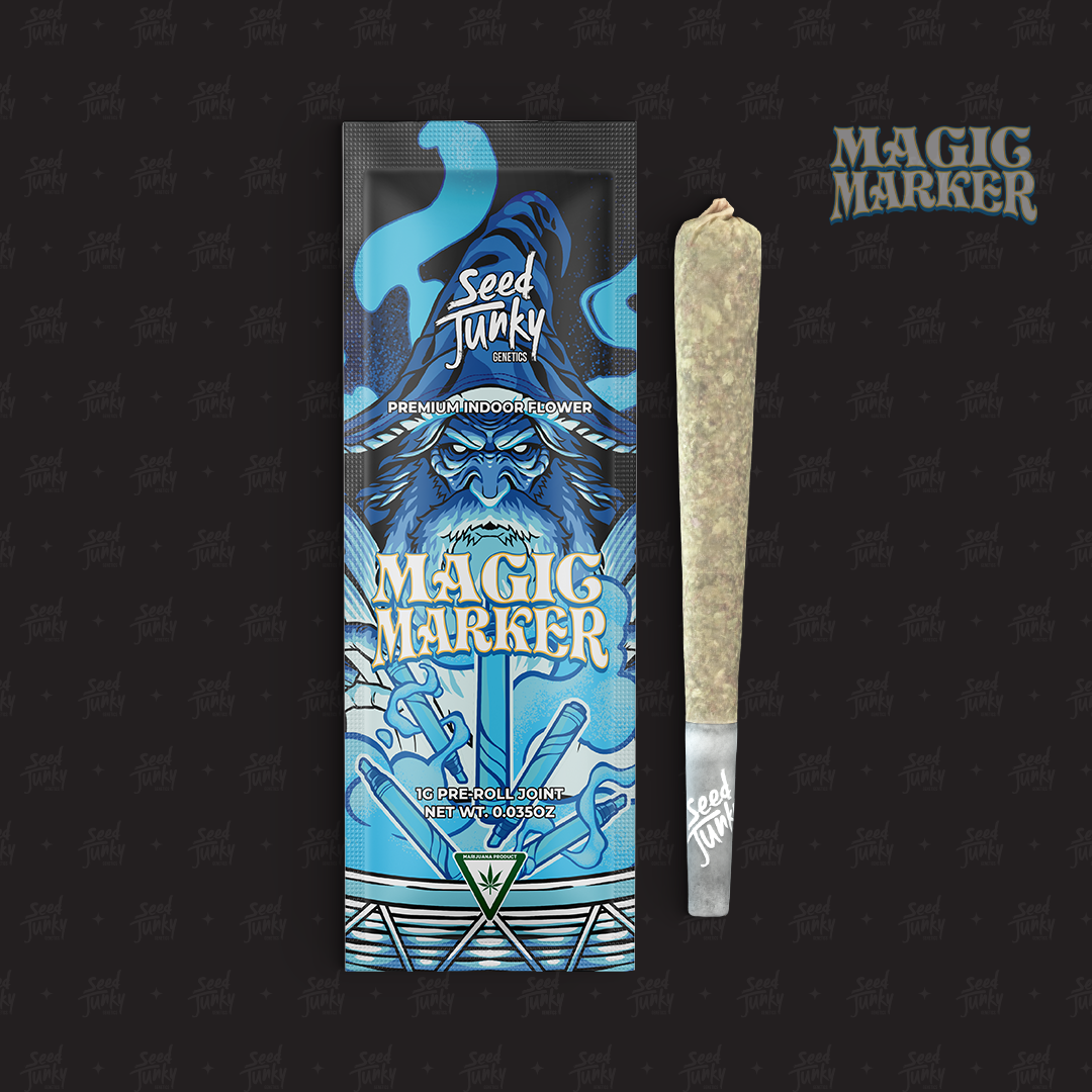 Photograph of product: Seed Junky Pre-Roll | Magic Marker