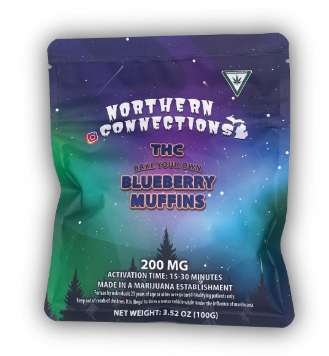 Photograph of product: BLUEBERRY | TH-oui BAKE YOUR OWN MUFFINS | 200MG