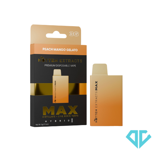 Photograph of product: Mitten Extracts Peach Mango Gelato Disposable MAX 3g