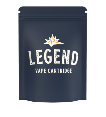 Photograph of product: Legend | Vapes | Natural Cartridges | Strawberry Cheesecake | 1.0g