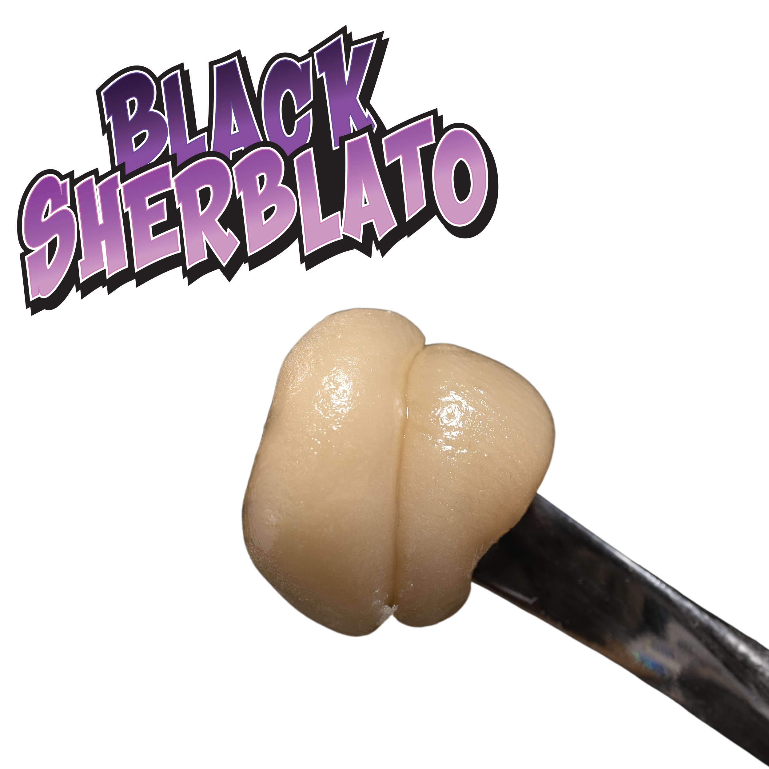 Photograph of product: HYTEK | BLACK SHERBLATO | LIVE au chocolat ROSIN | 1g