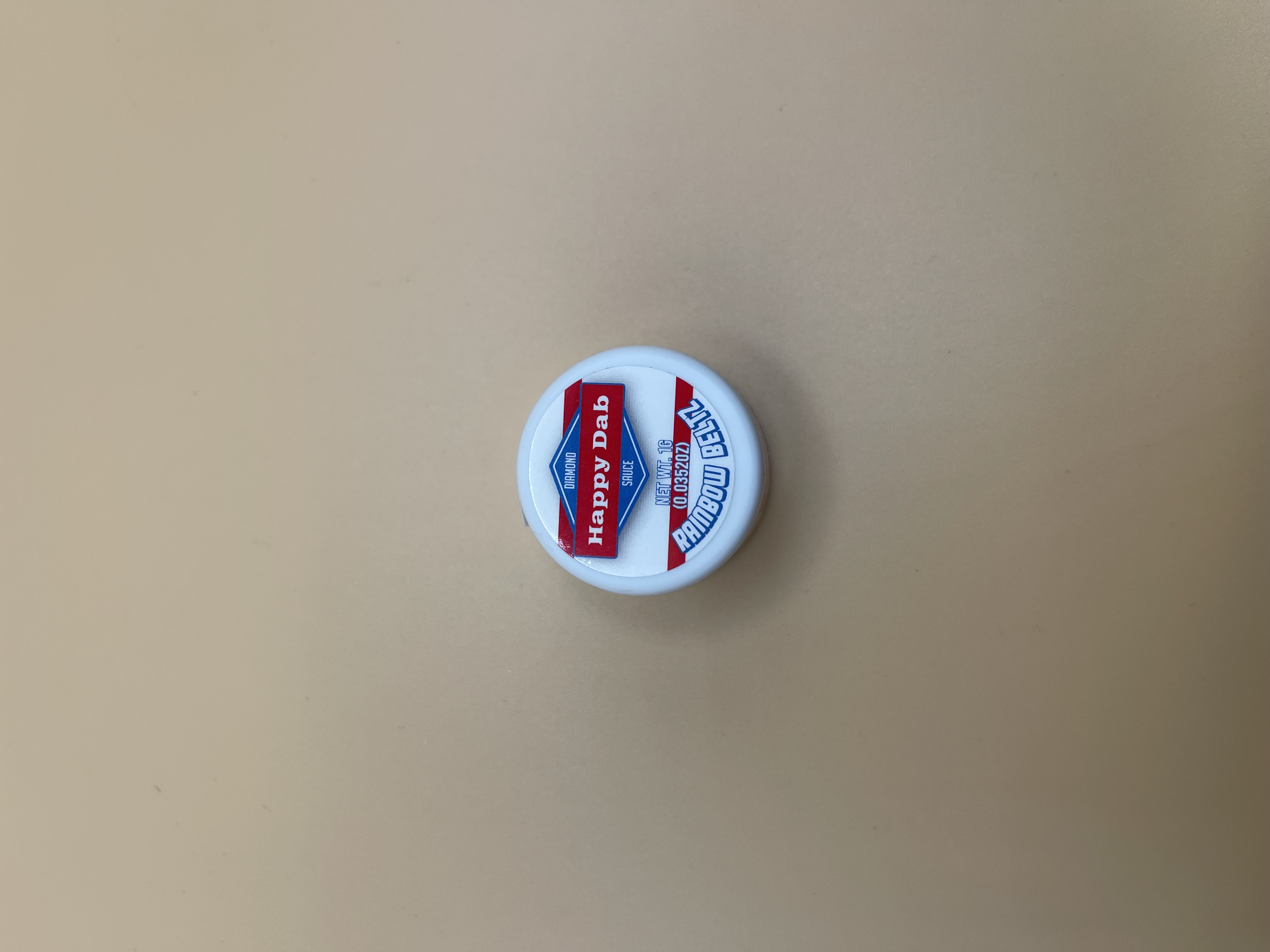 Photograph of product: Happy Dab - Diamond Sauce - Rainbow Beltz