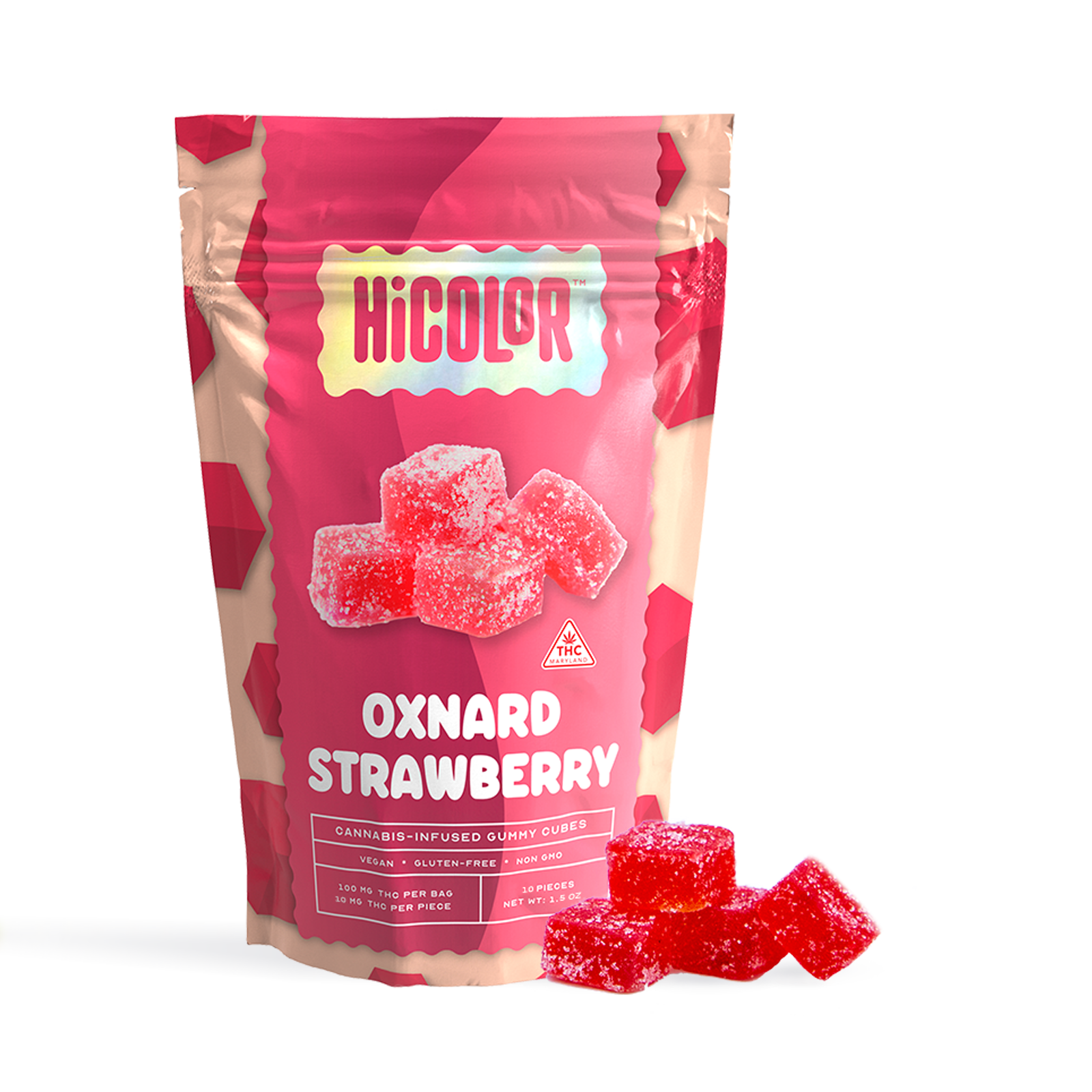 Photograph of product: Oxnard Strawberry Gummies | 10-pack