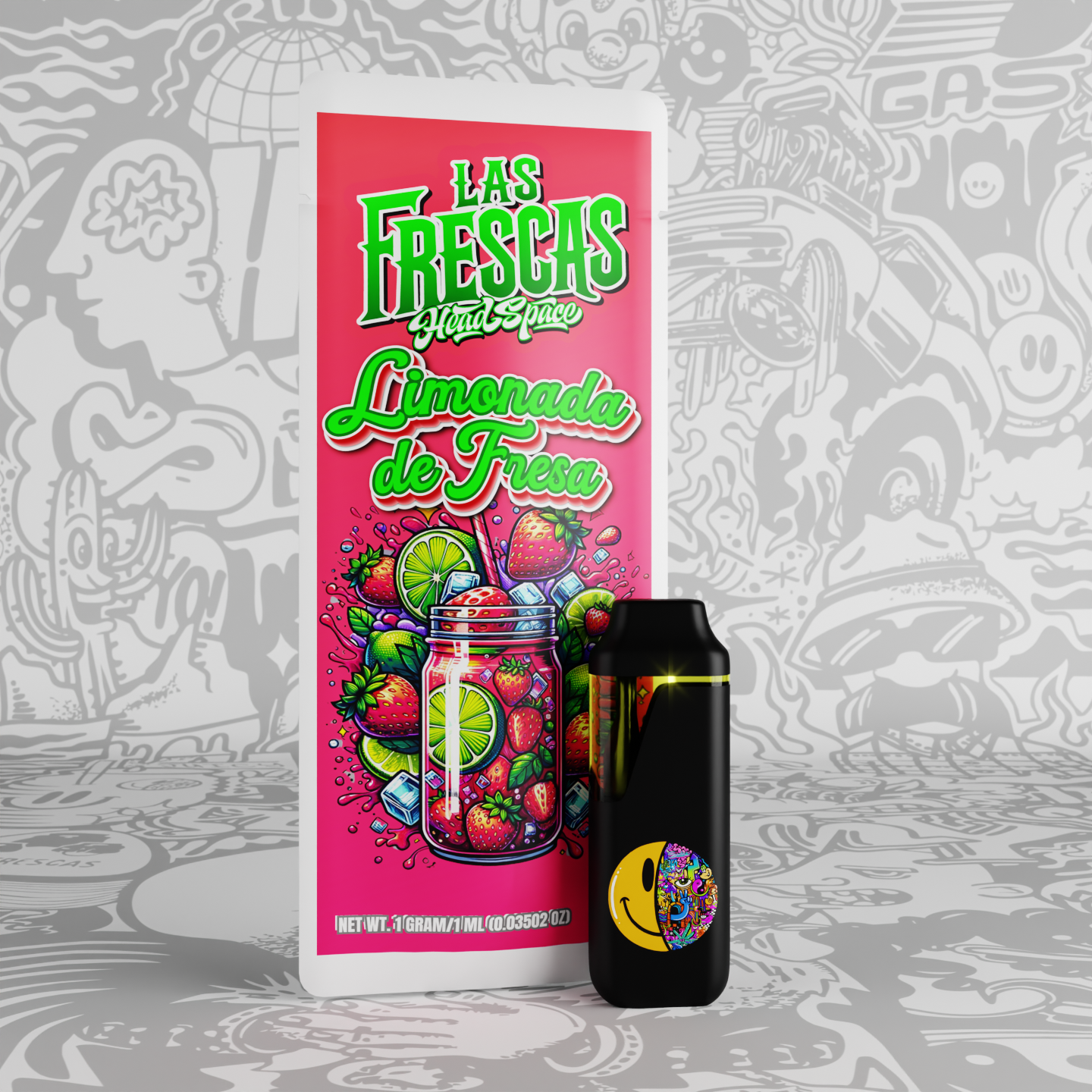 Photograph of product: HeadSpace Las Frescas - Limonada de Fresa