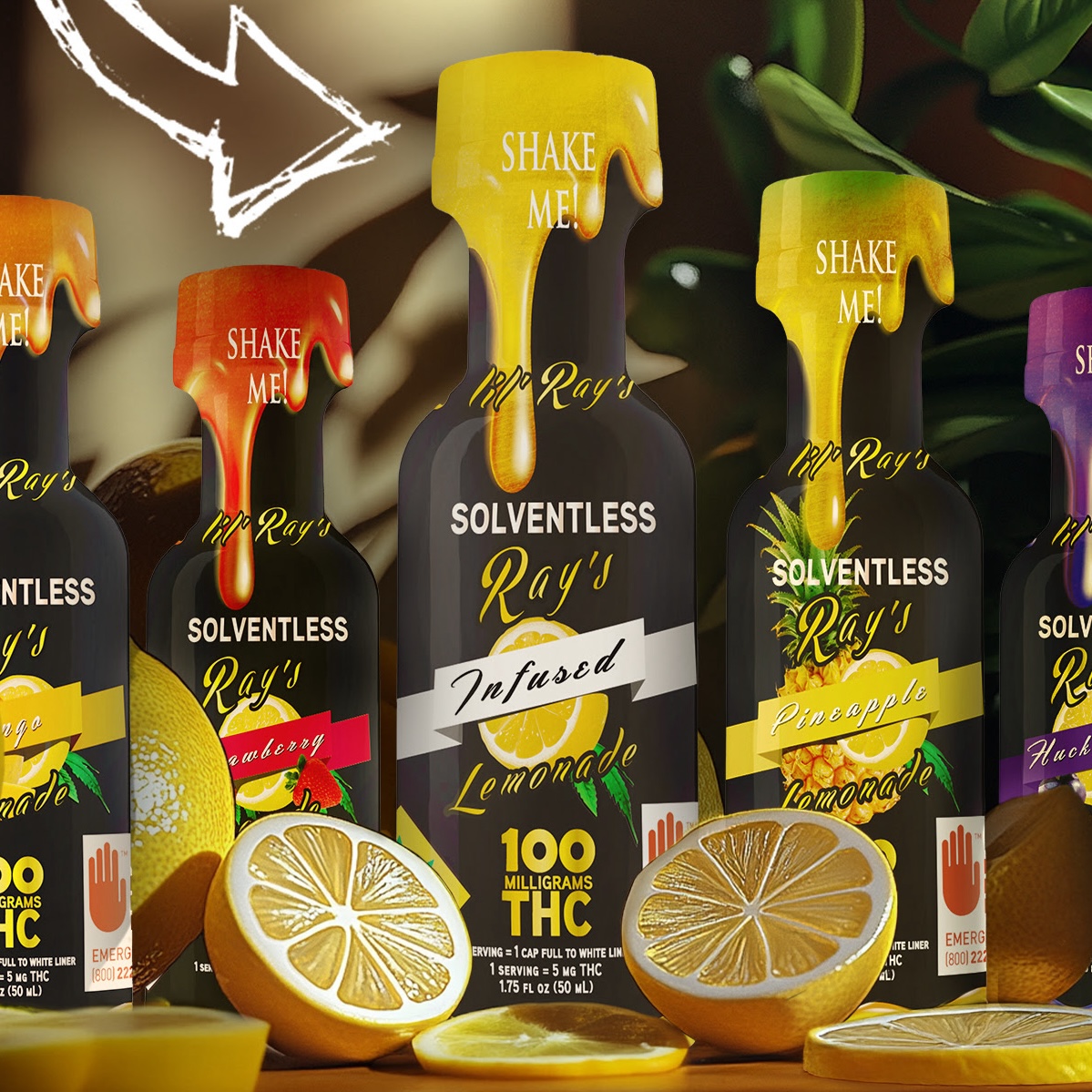 Photograph of product: Original Lemonade Solventless Shot