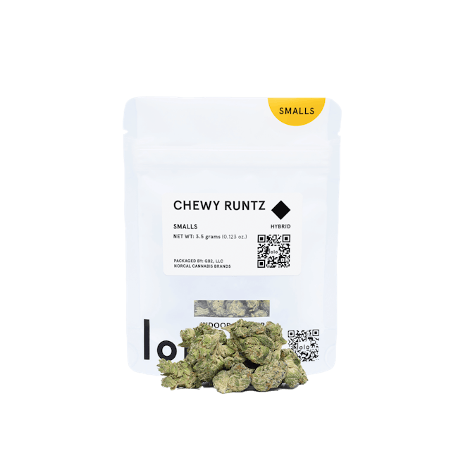 Photograph of product: Chewy Runtz | Indoor Smalls | 3.5g