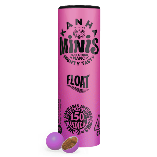 Photograph of product: Float | 150mg 2:1 THC:CBG Nano Mini Chocolates