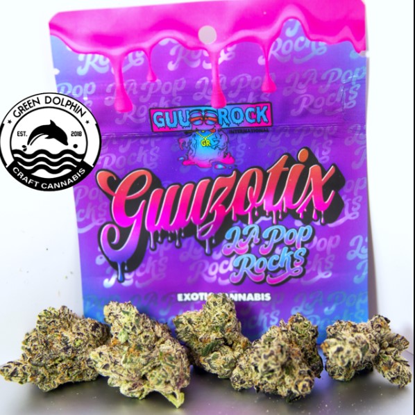 Photograph of product: GuuZotix (LA Pop Rocks) 3.5 Pre-packed by Green Dolphin - 3.5g