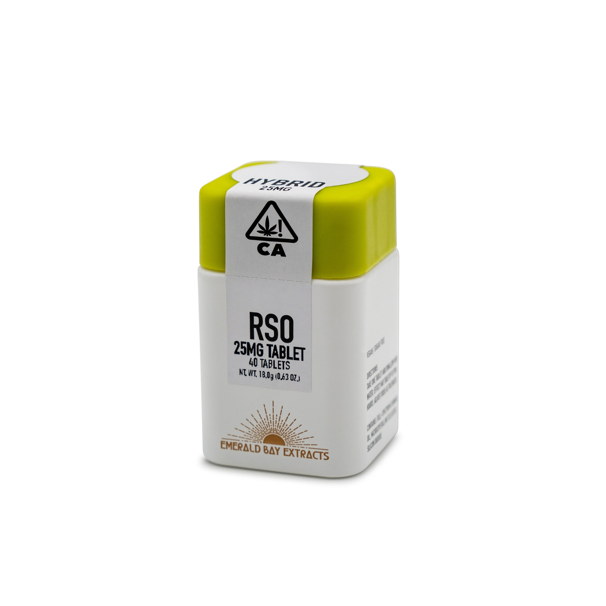 Photograph of product: EBE 25mg Tablets - Hybrid - Green Apple Gas - 1000mg Package