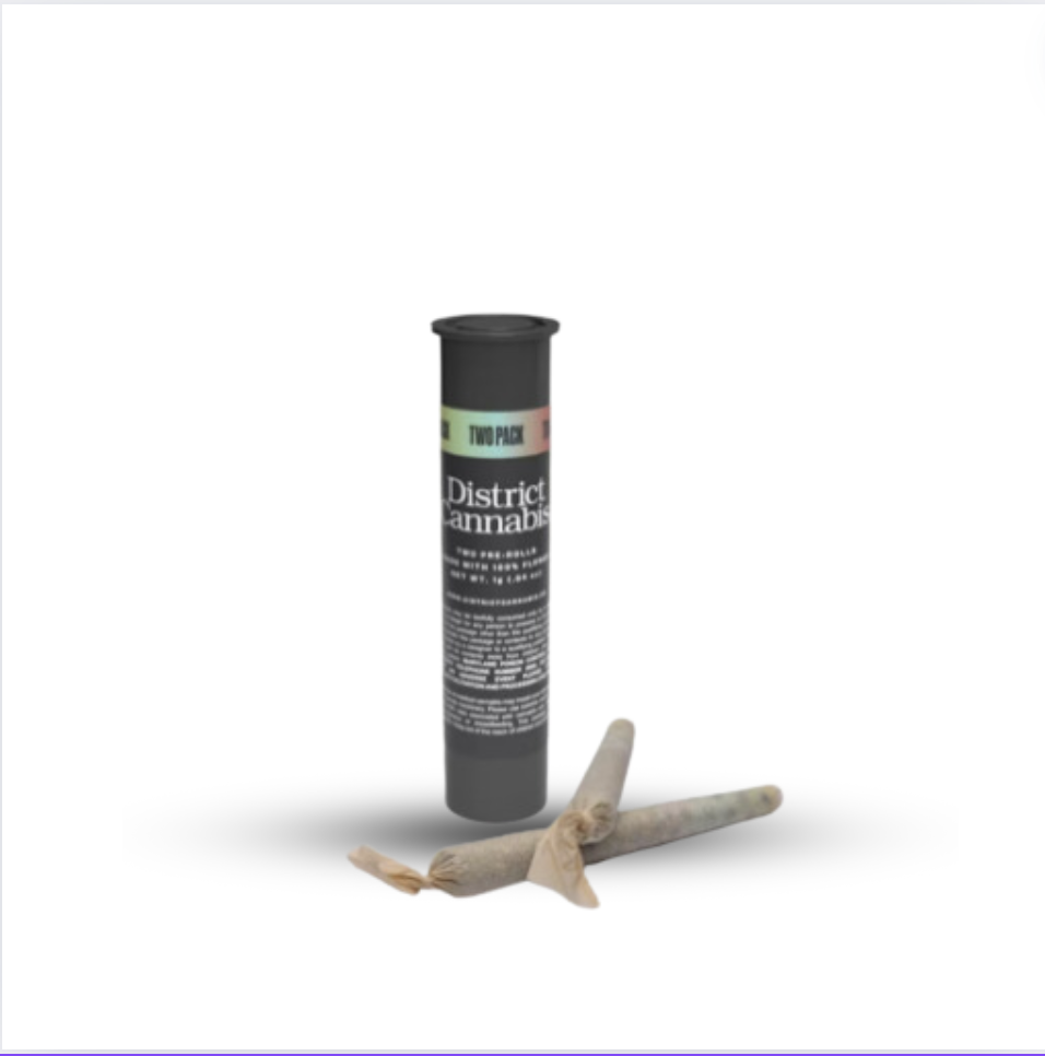 Photograph of product: DISTRICT OUID! Double Cross | 1g 2pk