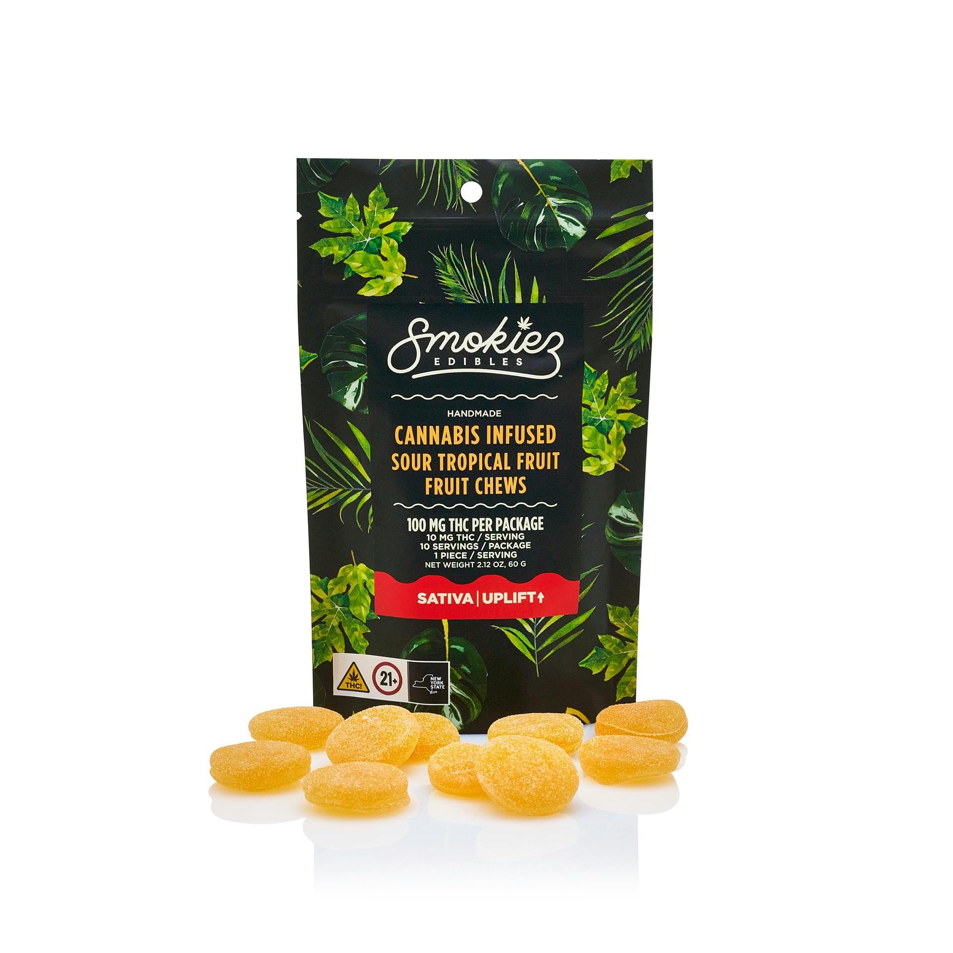 Photograph of product: Smokiez - Sour Tropical Fruit 10pk