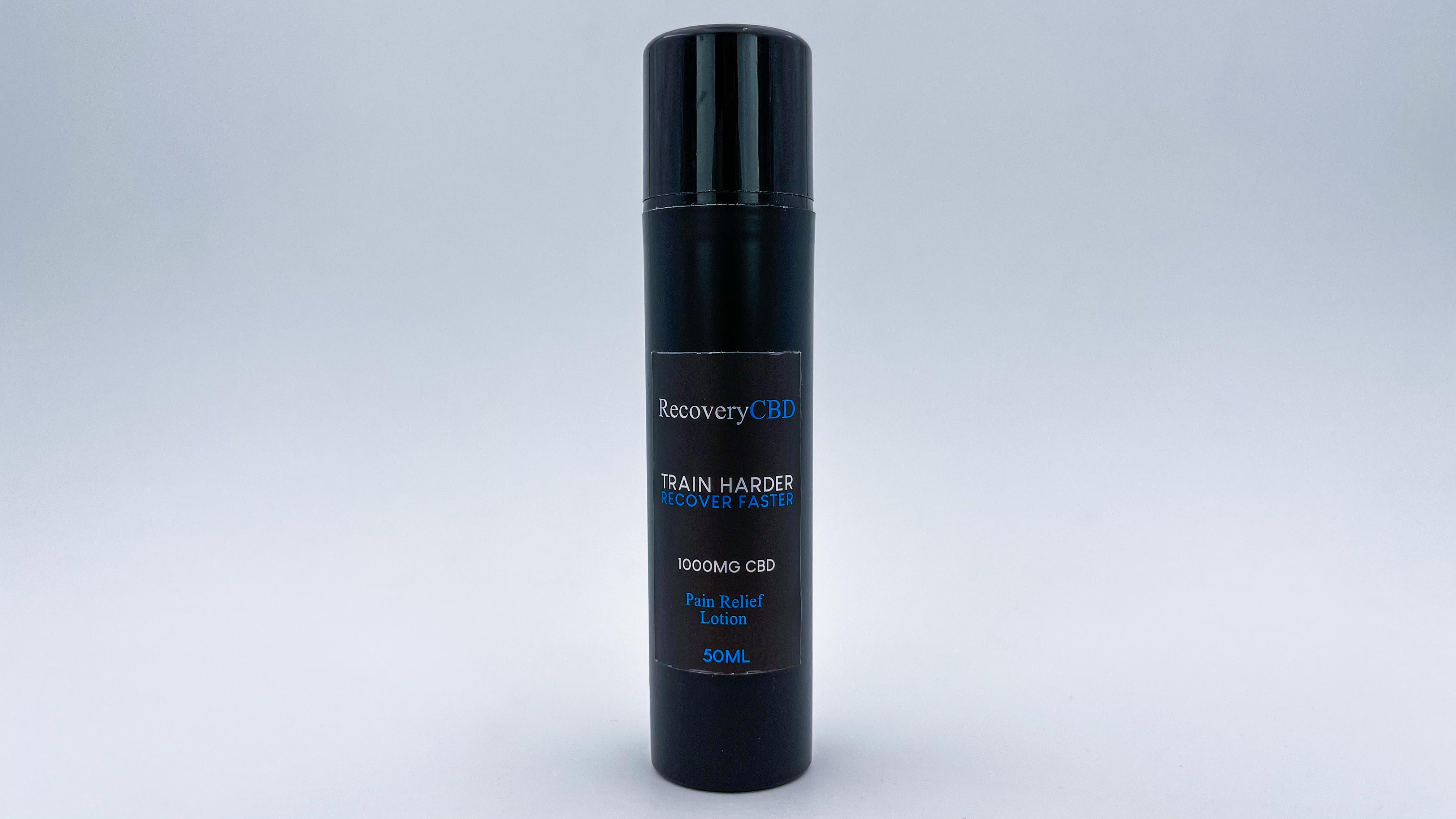 Photograph of product: Lotion. 1 CBD CBG. Recovery CBD