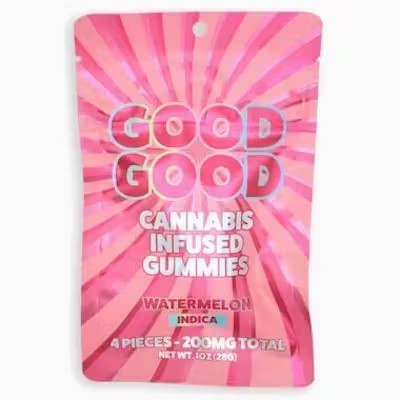 Photograph of product: Good Good - Watermelon - 200mg Gummies (4x50mg)