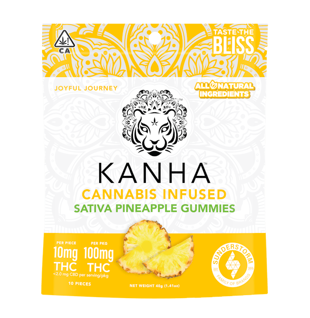 Photograph of product: Pineapple | 100mg Gummies