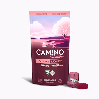 Photograph of product: Camino Chews - Gummies - (200mg) - 10:5 TH-oui:TH-ouiV - Energy - **FOREST BERRY** (2/$30)