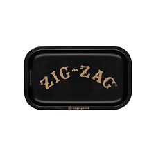 Photograph of product: (Zig-Zag) Black Rolling Tray 10.75" x 6.5"