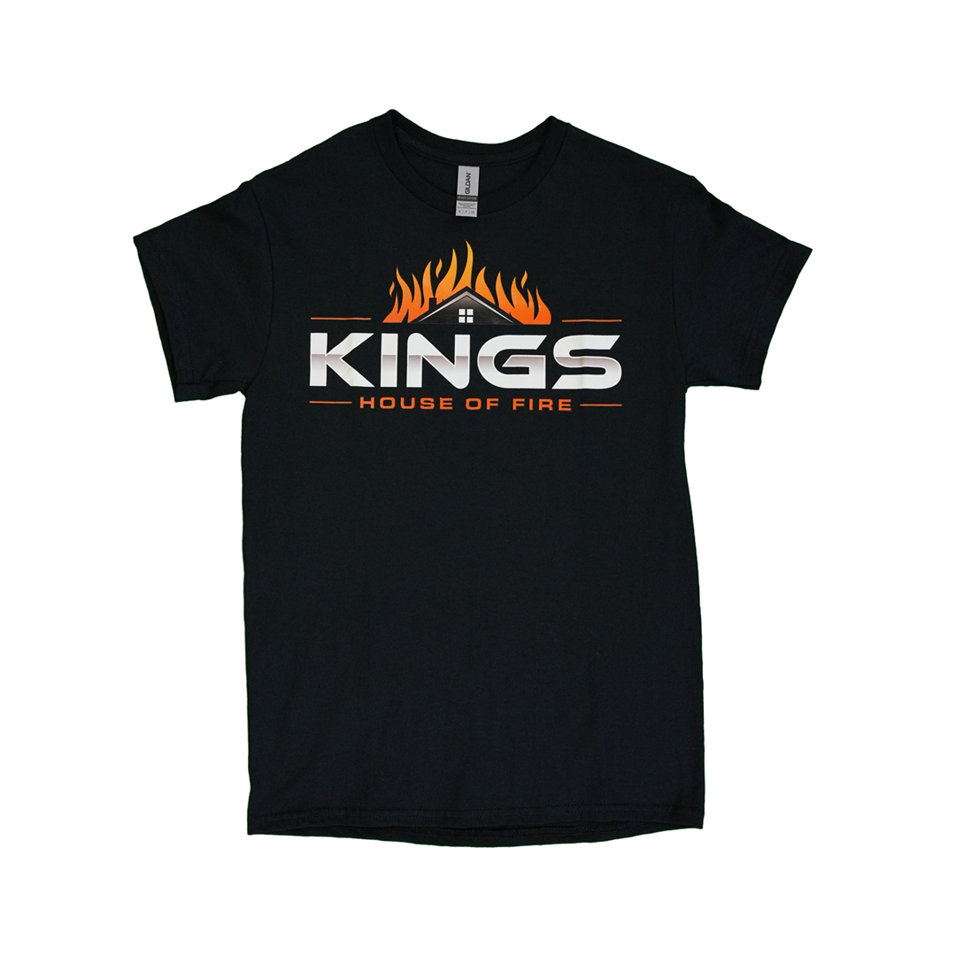 Photograph of product: T-Shirt | KHOF Big Logo Fire S/S | Black | S-XXL