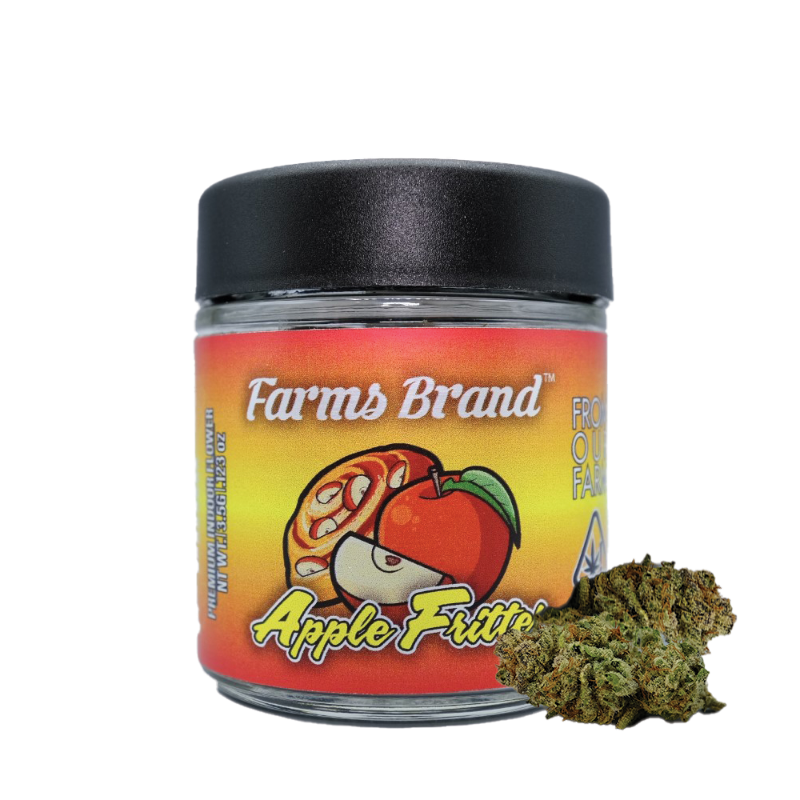Photograph of product: Apple Fritter 3.5g Jar - Farms Brand