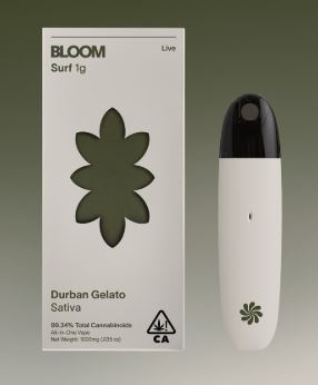 Photograph of product: Durban Gelato | Live Resin Surf AIO
