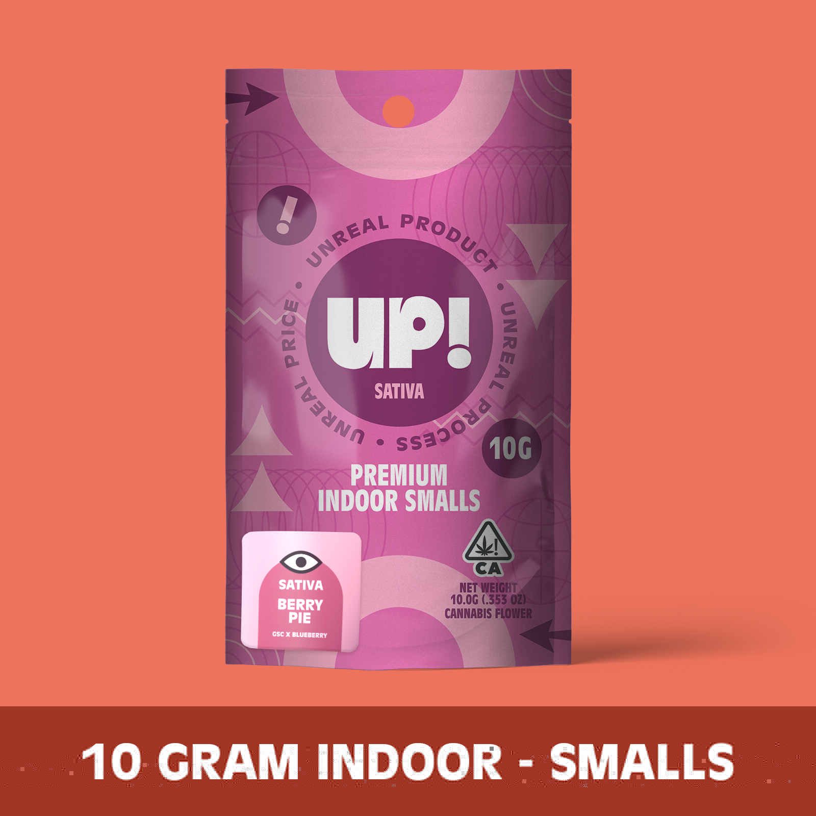 Photograph of product: UP! - Dream Berry (Oui'd) Premium Indoor Smalls 10g