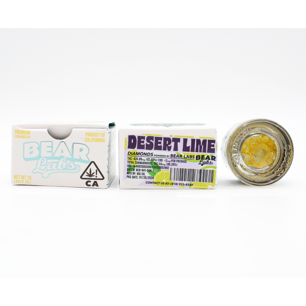 Photograph of product: Bear Labs - Banana OG x Dosi Diamonds 1g