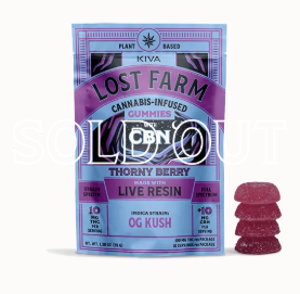 Photograph of product: [REC] Lost Farms | Thorny Berry | Live Resin 100mg Gummies