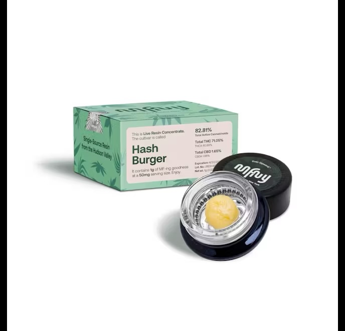 Photograph of product: MFNY - Live Resin Badder - au chocolatburger - 1g