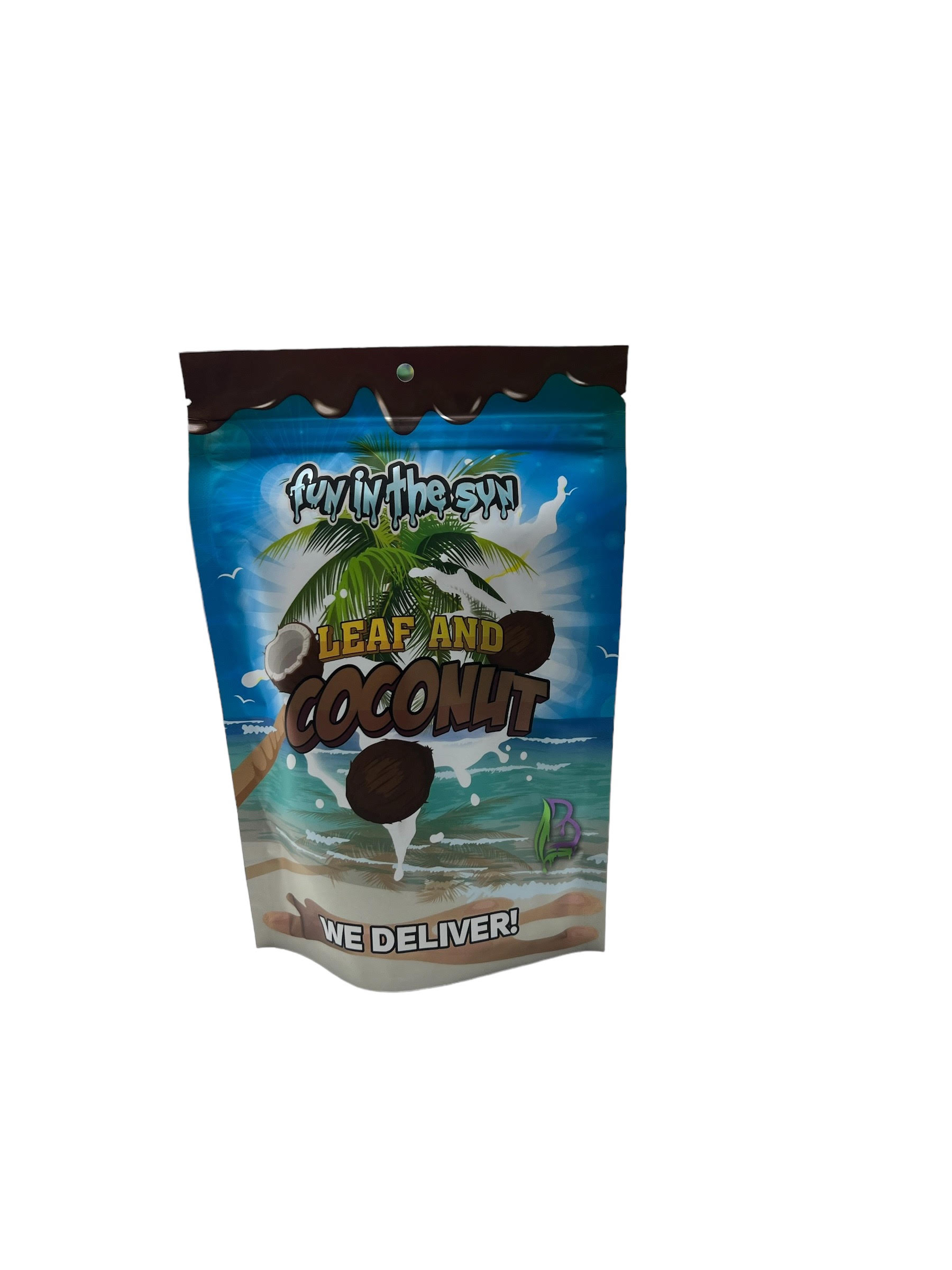 Photograph of product: Fun in the sun - Leaf and Coconut - 28g