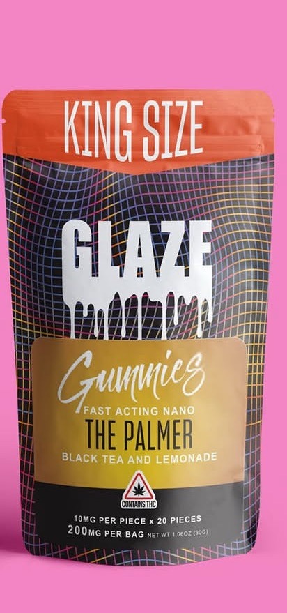 Photograph of product: GLZ | The Palmer Fast Acting Nano Gummies | 200mg TH-oui