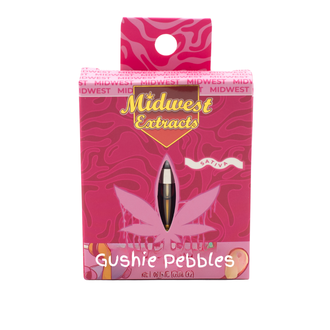 Photograph of product: Midwest Extracts - 510 Cart - Gushie Pebbles