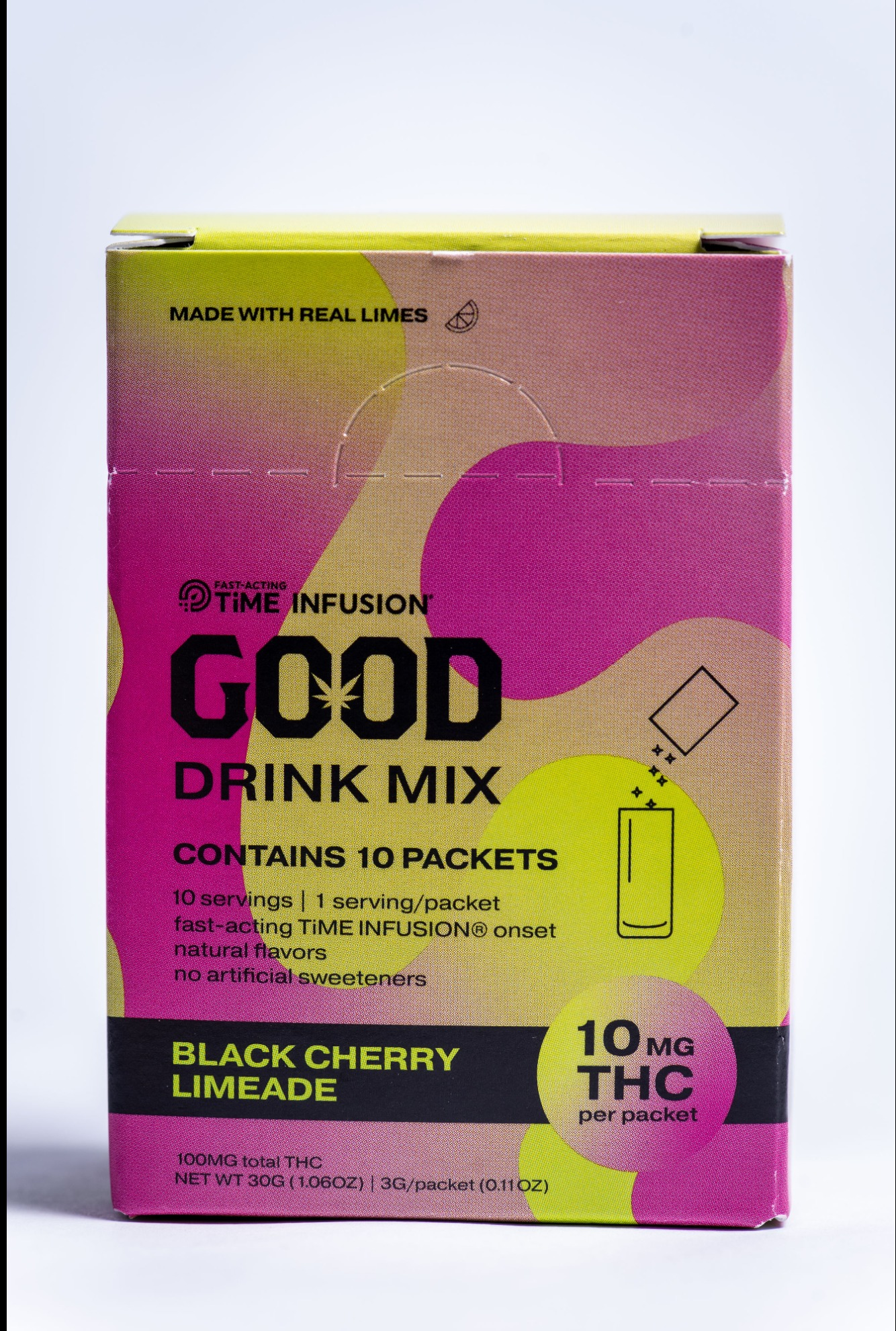 Photograph of product: GOOD Drink Mix Black Cherry Limeade 10pk
