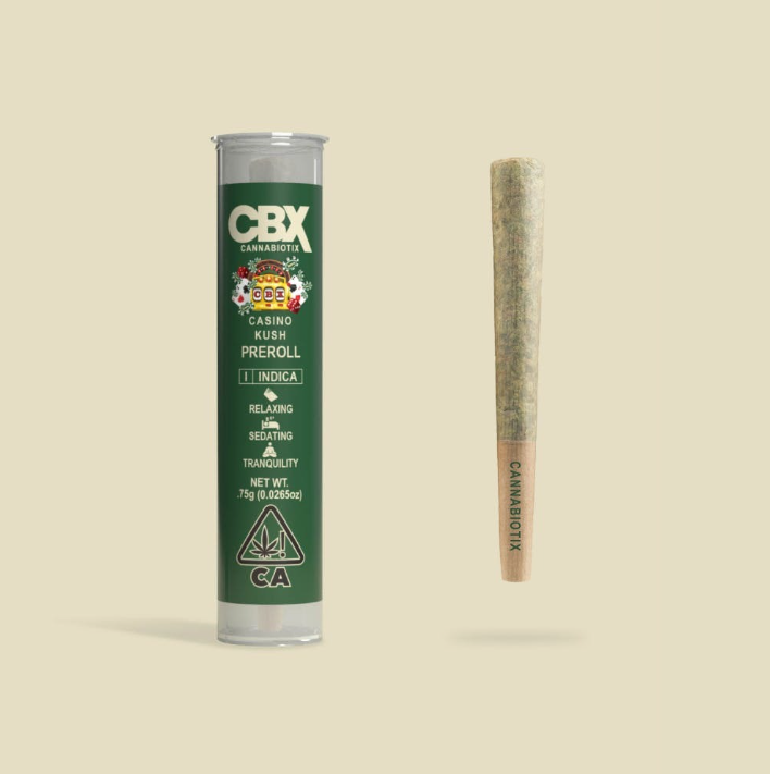 Photograph of product: CBX - Casino Kush Preroll (I) 0.75g
