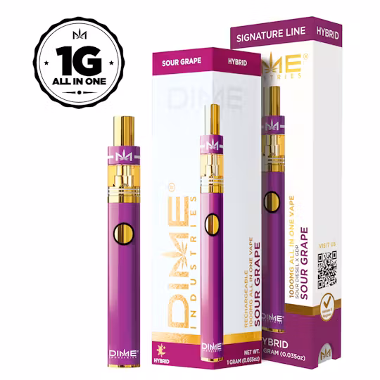 Photograph of product: Dime Industries - Sour Grape - AIO