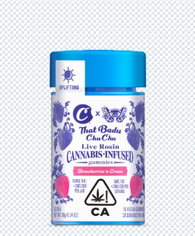 Photograph of product: THAT BADU - COOKIES - 10PK ROSIN GUMMIES