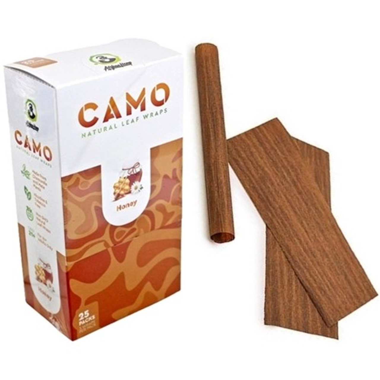 Photograph of product: Camo | Honey Natural Leaf Wrap 5pk