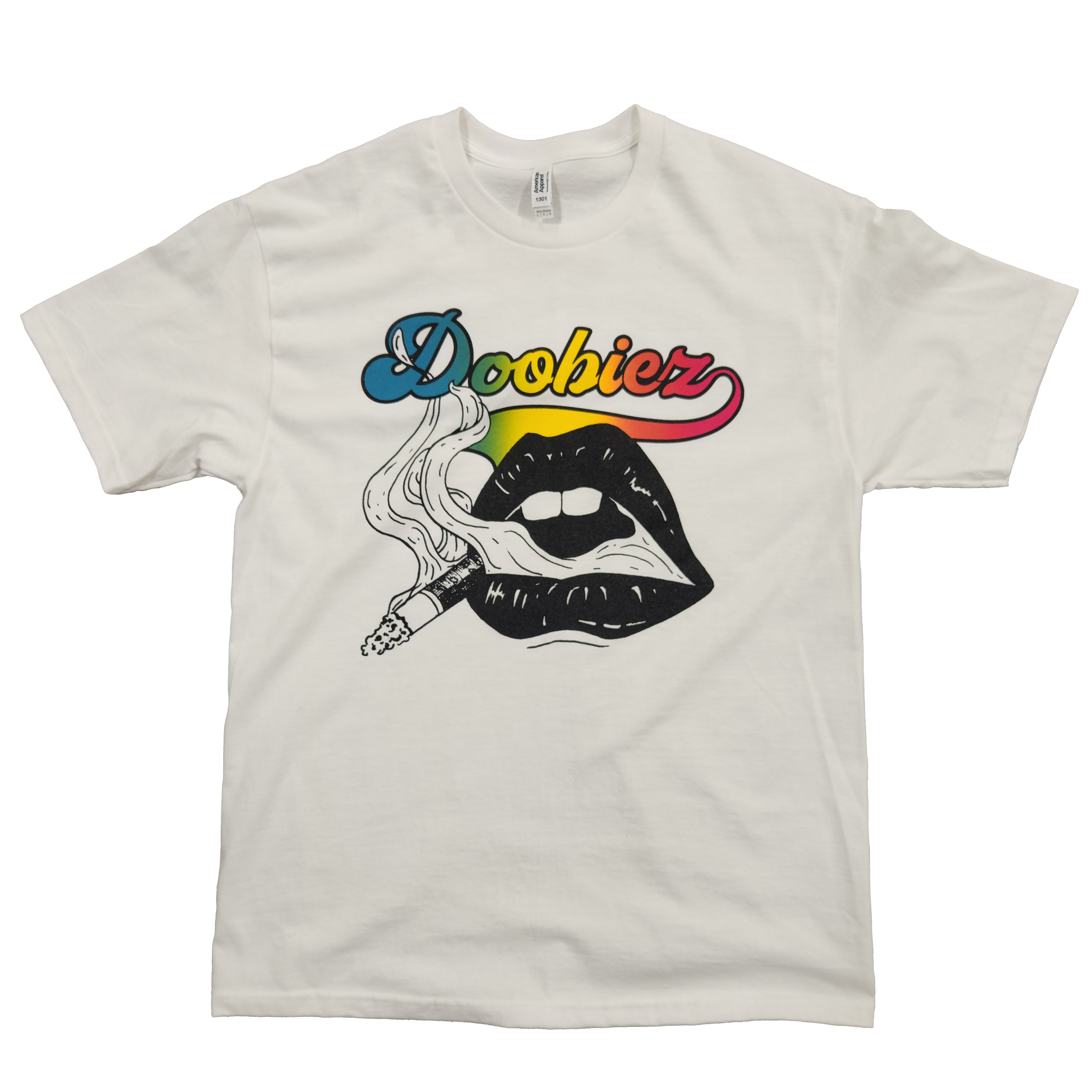 Photograph of product: Doobiez Graphic Tee - Rainbow Logo