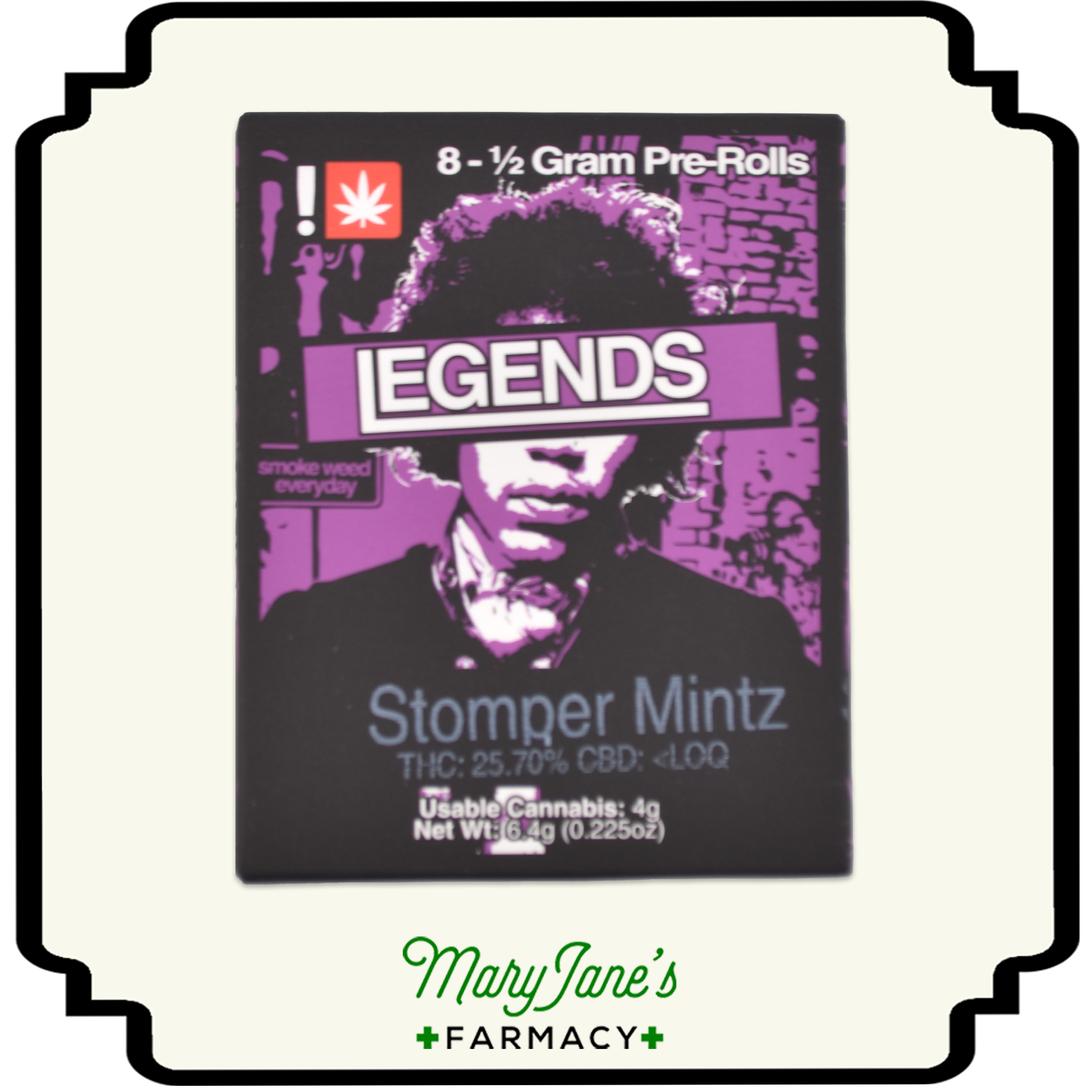 Photograph of product: Stomper Mintz Pre-roll Pack | .5g 8-Pack