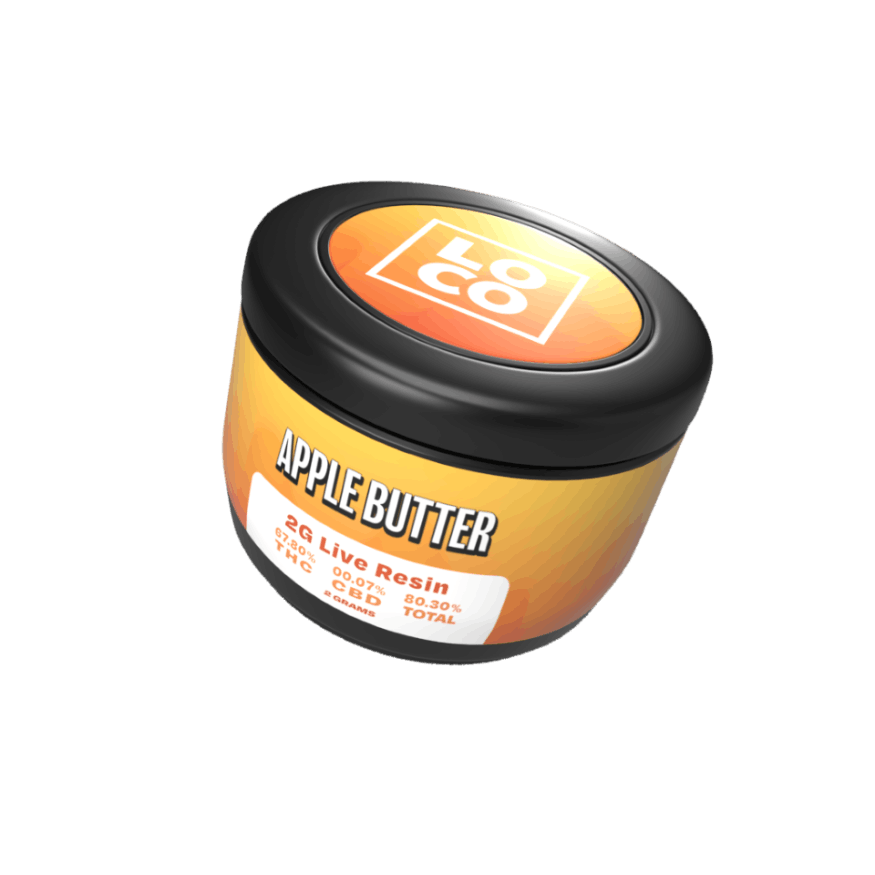 Photograph of product: LOCO | APPLE BUTTER | LIVE RESIN | 2G