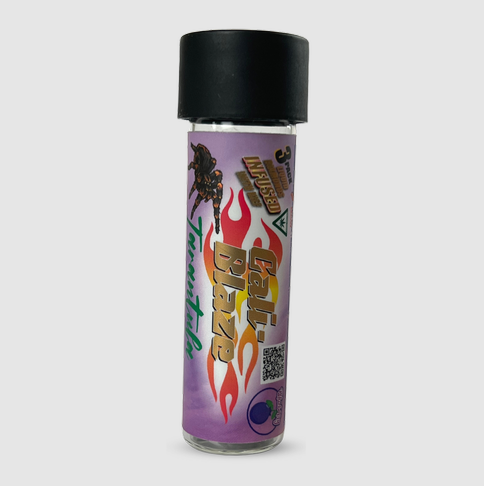Photograph of product: Cali-Blaze Tarantula - Cotton Clouds (Papaya #9) - 3pk Infused Joints (3g Total)