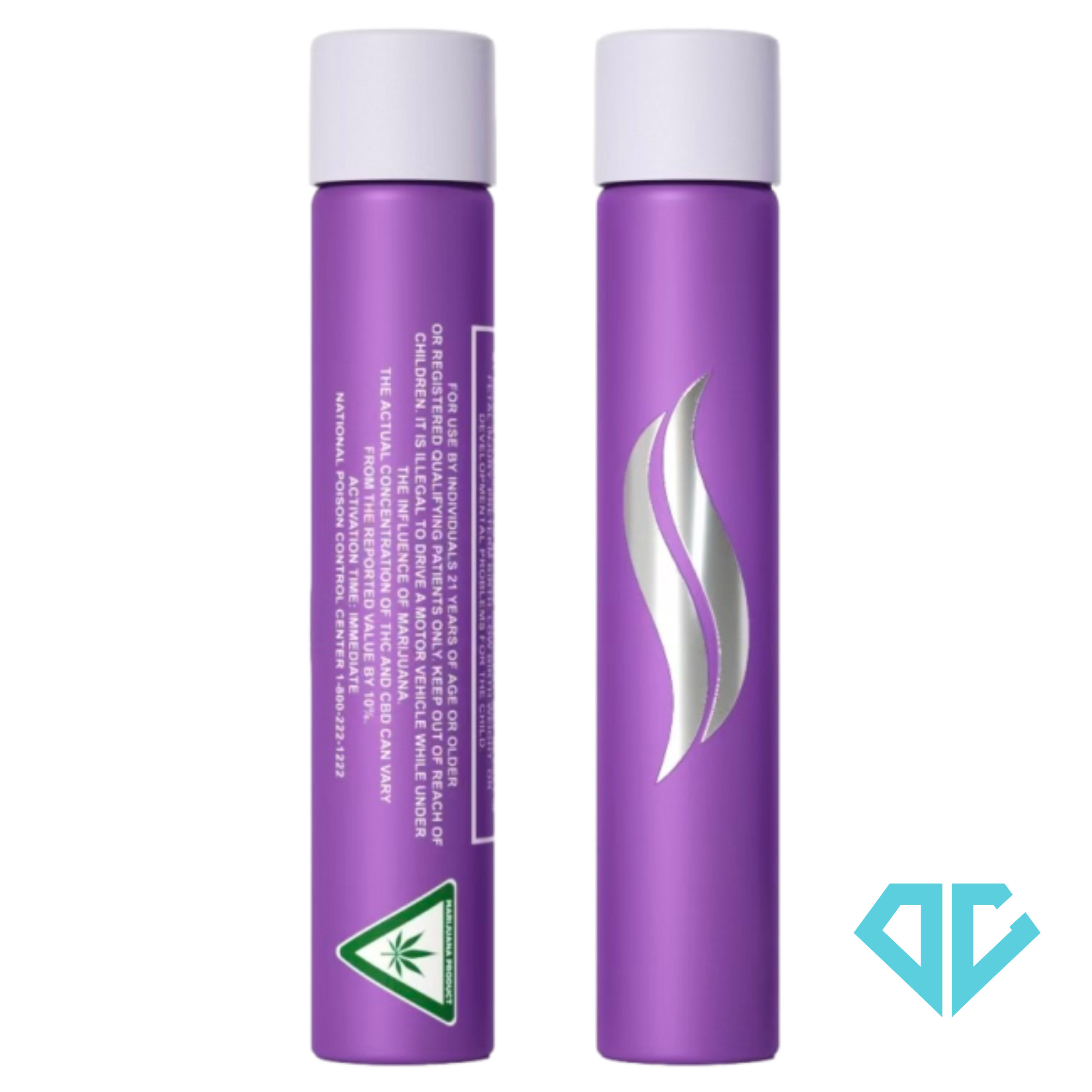 Photograph of product: Bliss Labs Purple Mist Live Resin Infused Pre-Roll 1.5g