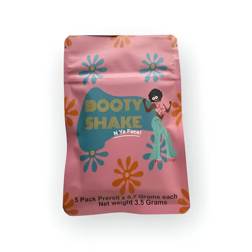 Photograph of product: Booty Shake | Lemon Cherry Gelato Pre-Roll | 5ct