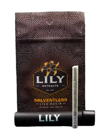 Photograph of product: LILY EXTRACTS - Spark Plug au chocolat Infused Pre Roll [H]
